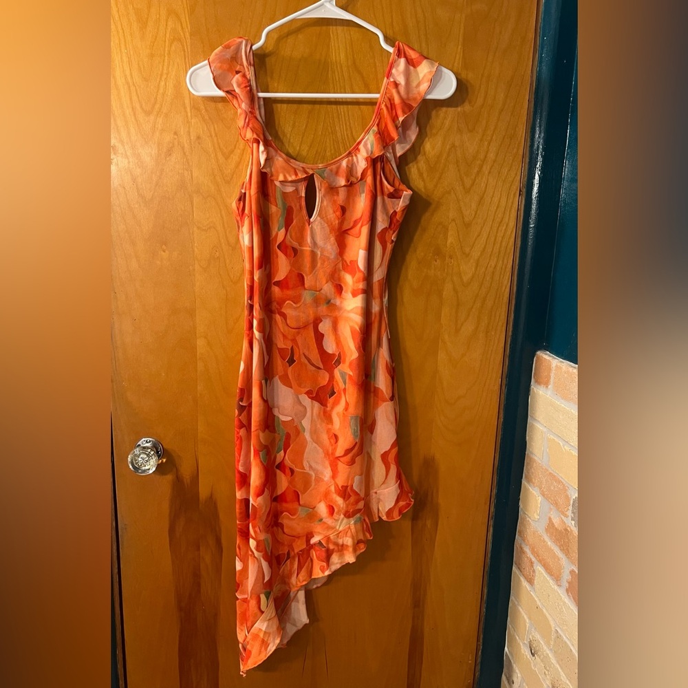 Valentina Asymmetrical Dress in Orange Multi
MORE TO COME - Picture 5 of 6